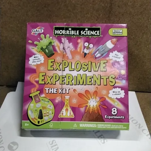 HORRIBLE SCIENCE EXPLOSIVE EXPERIMENTS THE KIT