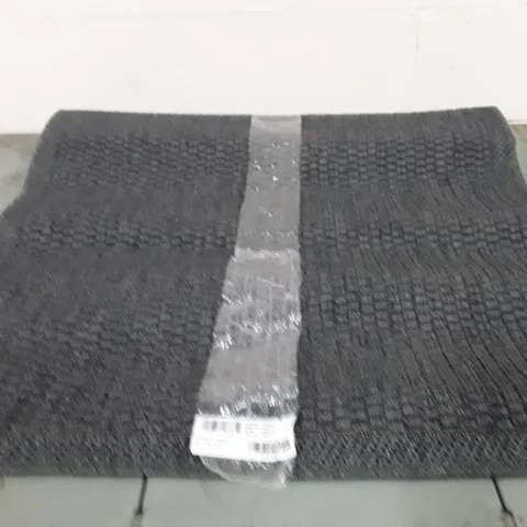 BRAND NEW PACO HOME TIMBER NAVY RUG 80X200CM