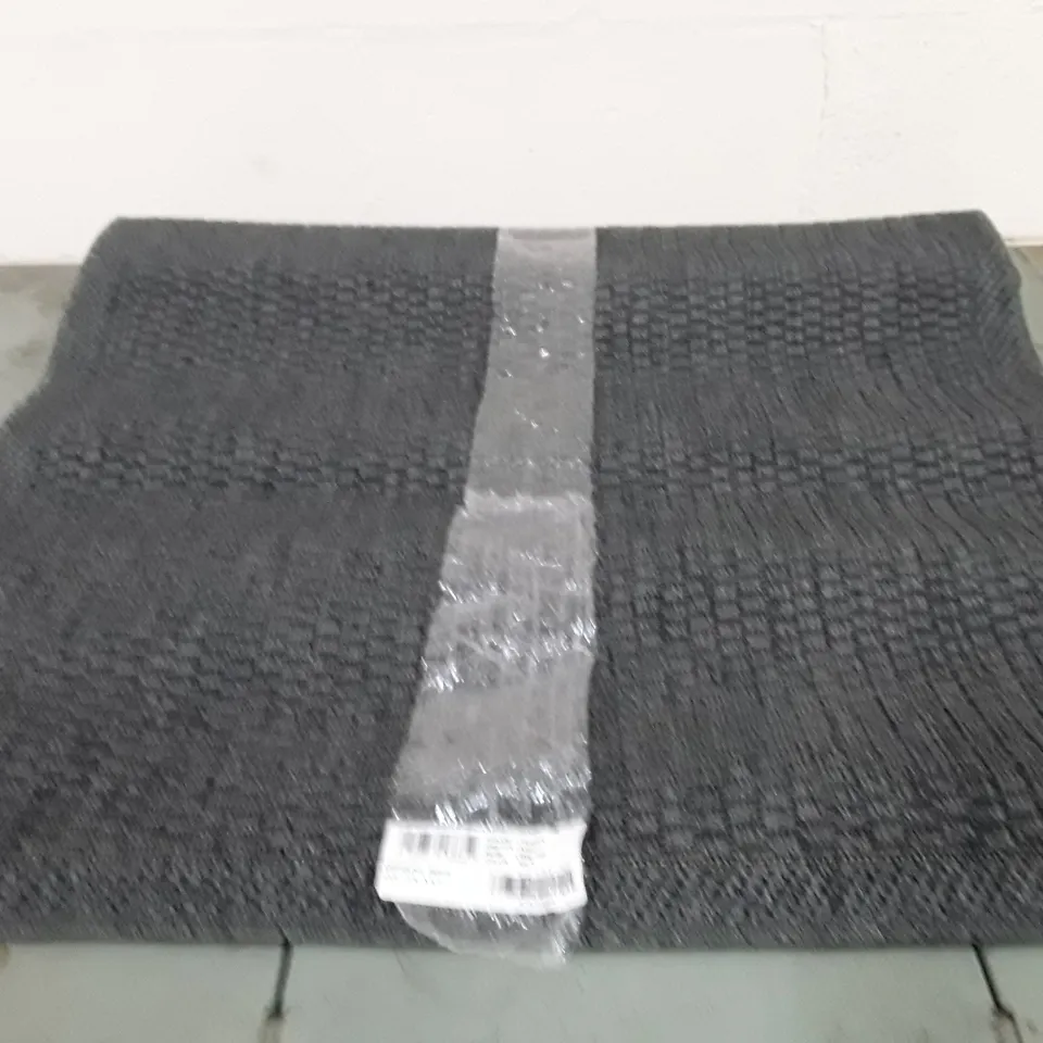  BRAND NEW PACO HOME TIMBER NAVY RUG 80X200CM