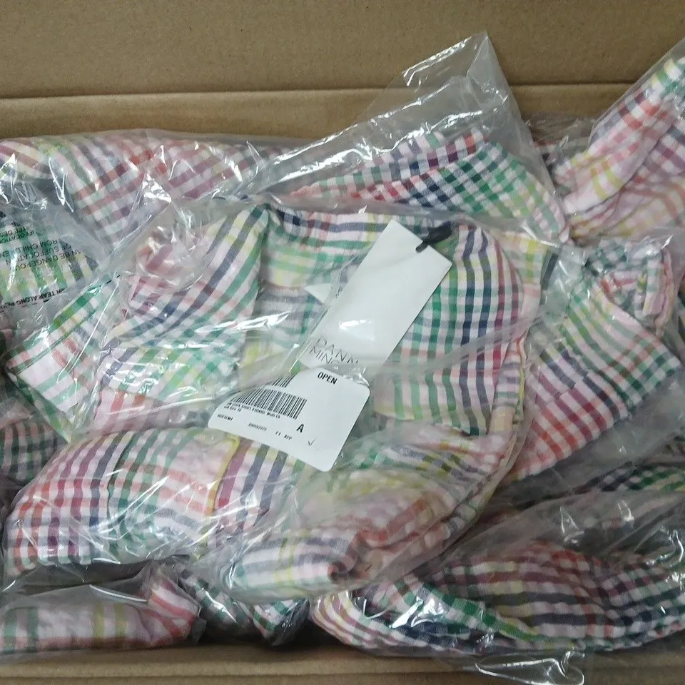 APPROXIMATELY 10 DANNII MINOGUE CHECK REVERE SHIRTS STANDARD IN MULTI IN VARIOUS SIZES TO INCLUDE 6, 10 & 14
