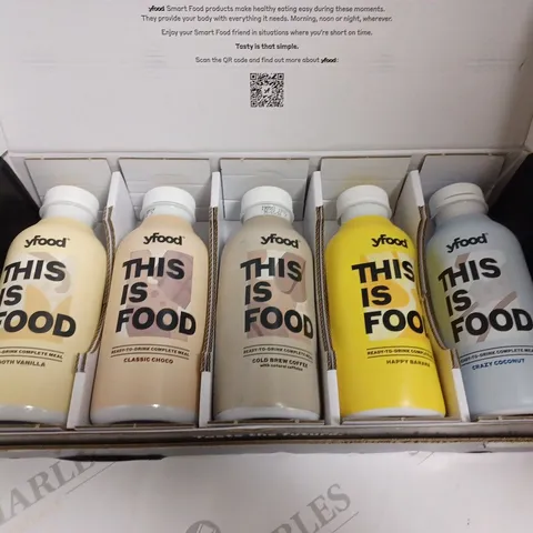 5 X ASSORTMENT OF YFOOD COMPLETE MEAL DRINKS IN VARIOUS FLAVOURS