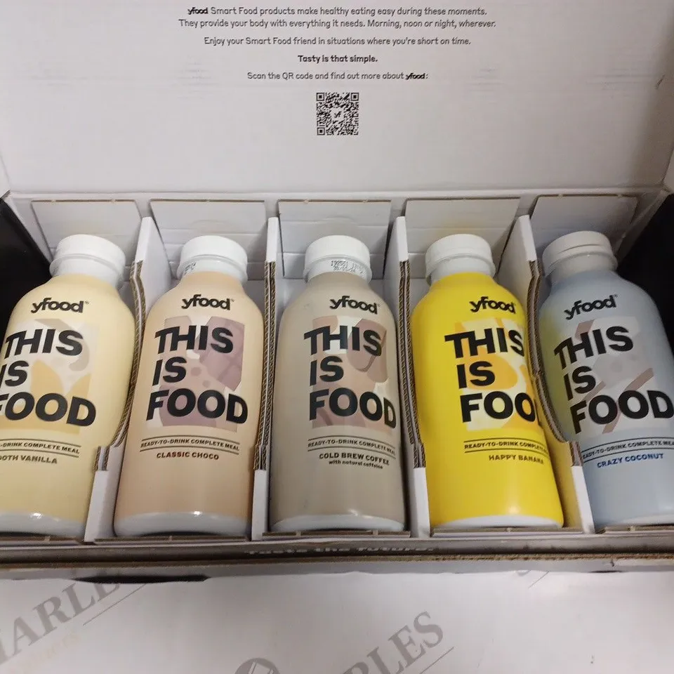 5 X ASSORTMENT OF YFOOD COMPLETE MEAL DRINKS IN VARIOUS FLAVOURS 