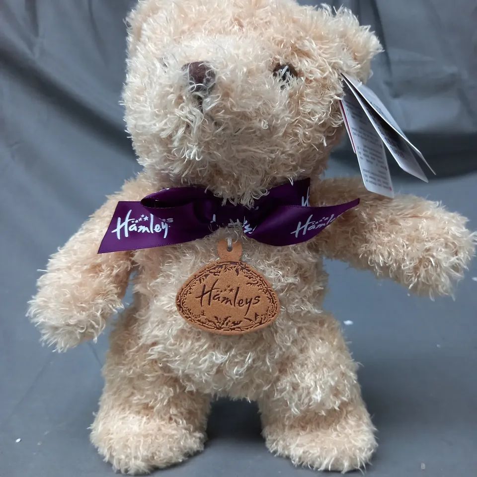 HAMLEYS STANDING AMETHYST BEAR