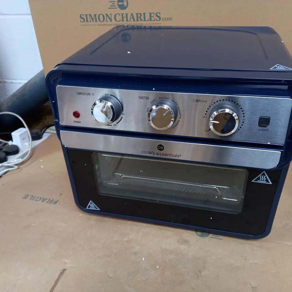 COOK'S ESSENTIALS 5 IN 1 BLUE MICROWAVE OVEN