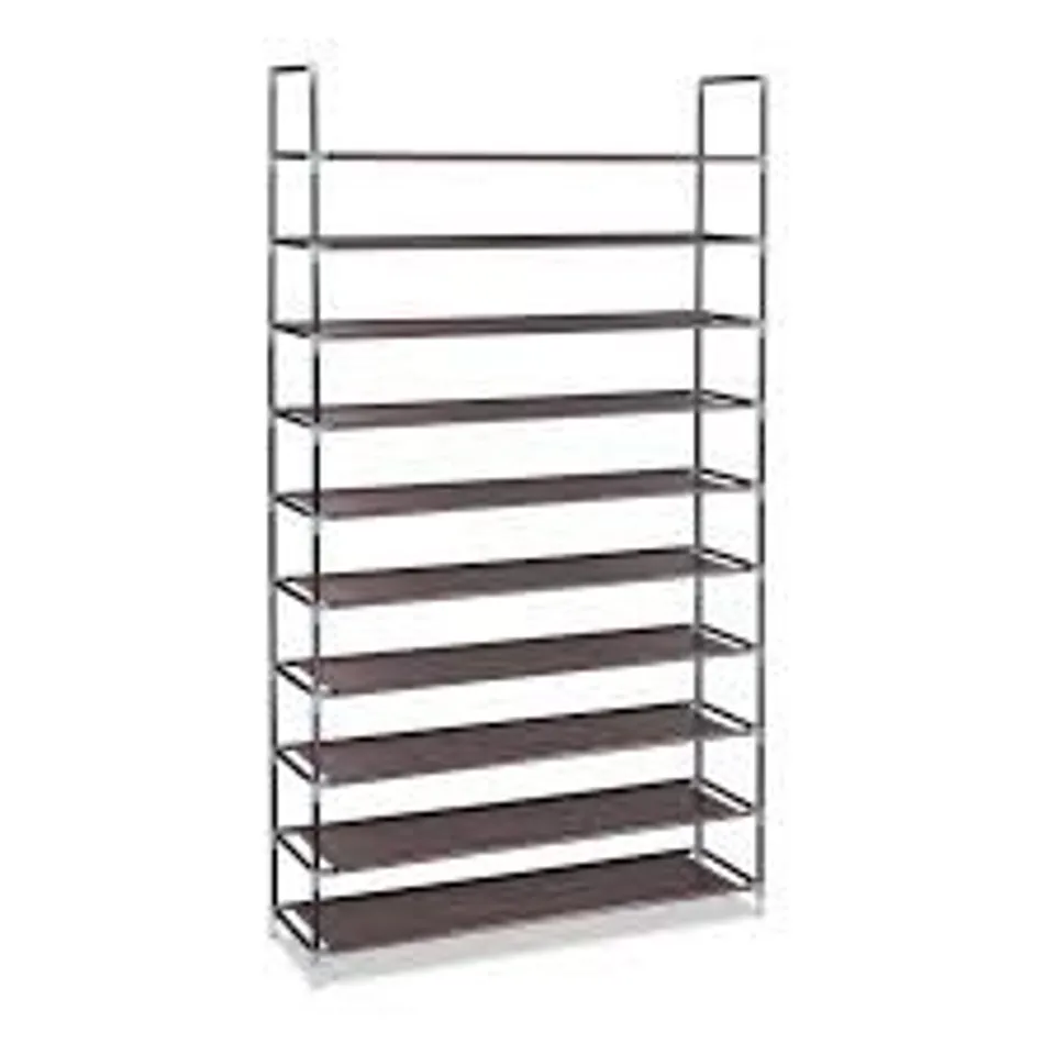 BOXED 50 PAIR SHOE RACK