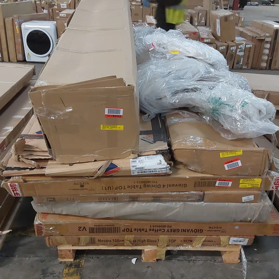 LARGE PALLET OF ASSORTED HOMEWARE/FURNITURE PARTS