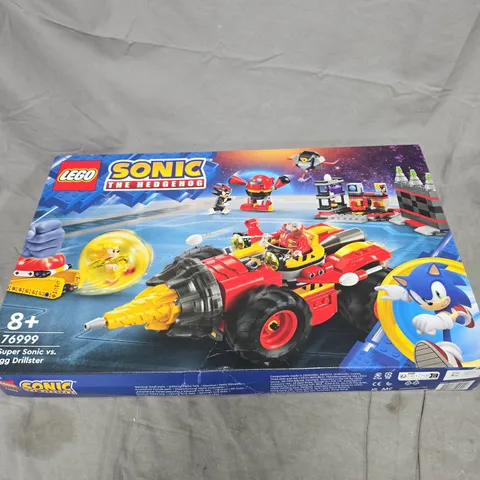 BOXED LEGO SONIC THE HEDGEHOG SUPER SONIC VS EGG DRILLSTER - 76999