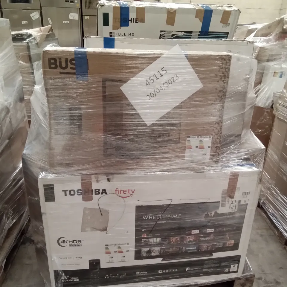 PALLET OF APPROXIMATELY 13 TELEVISIONS INCLUDING: