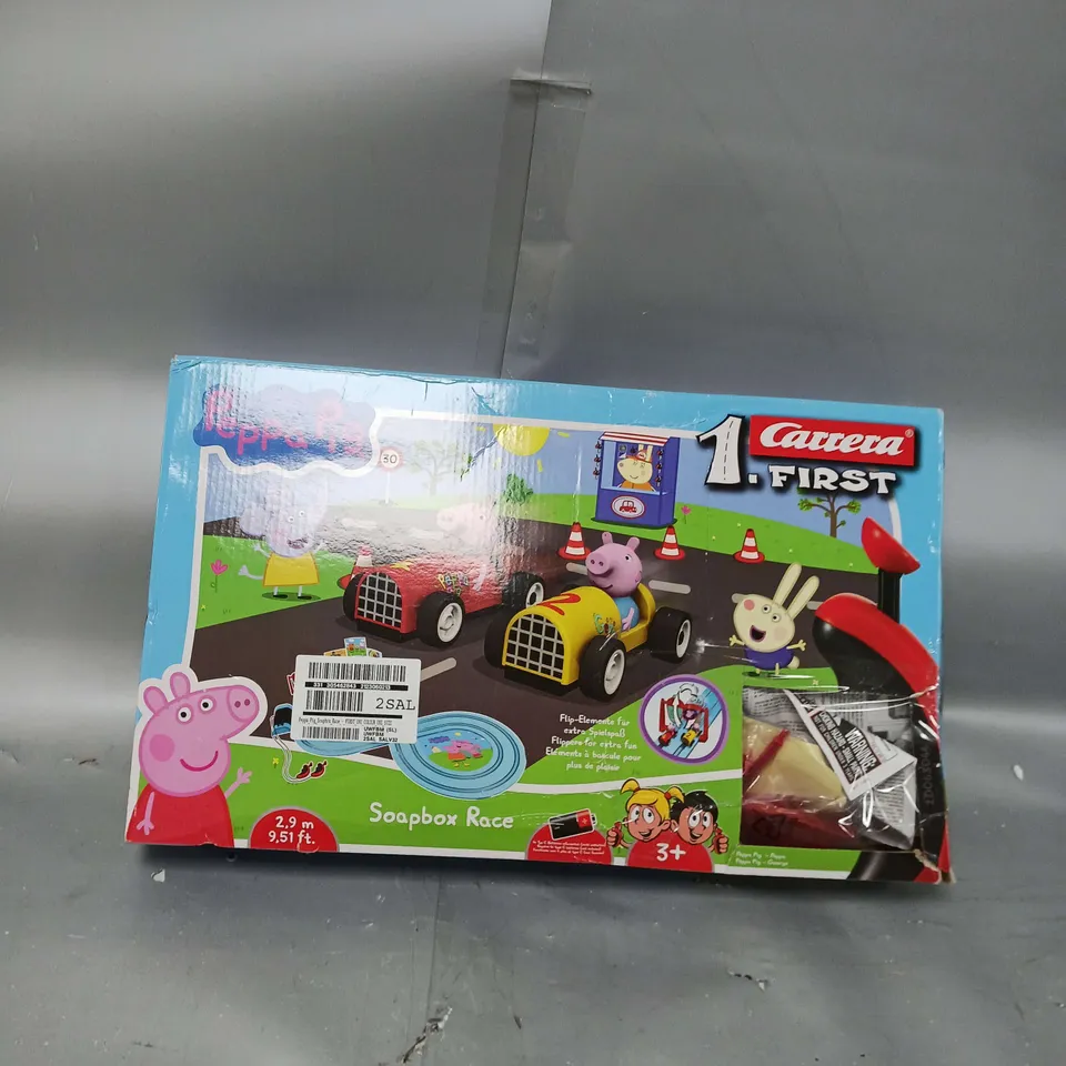 BOXED CARRERA FIRST PEPPA PIG SOAPBOX RACE
