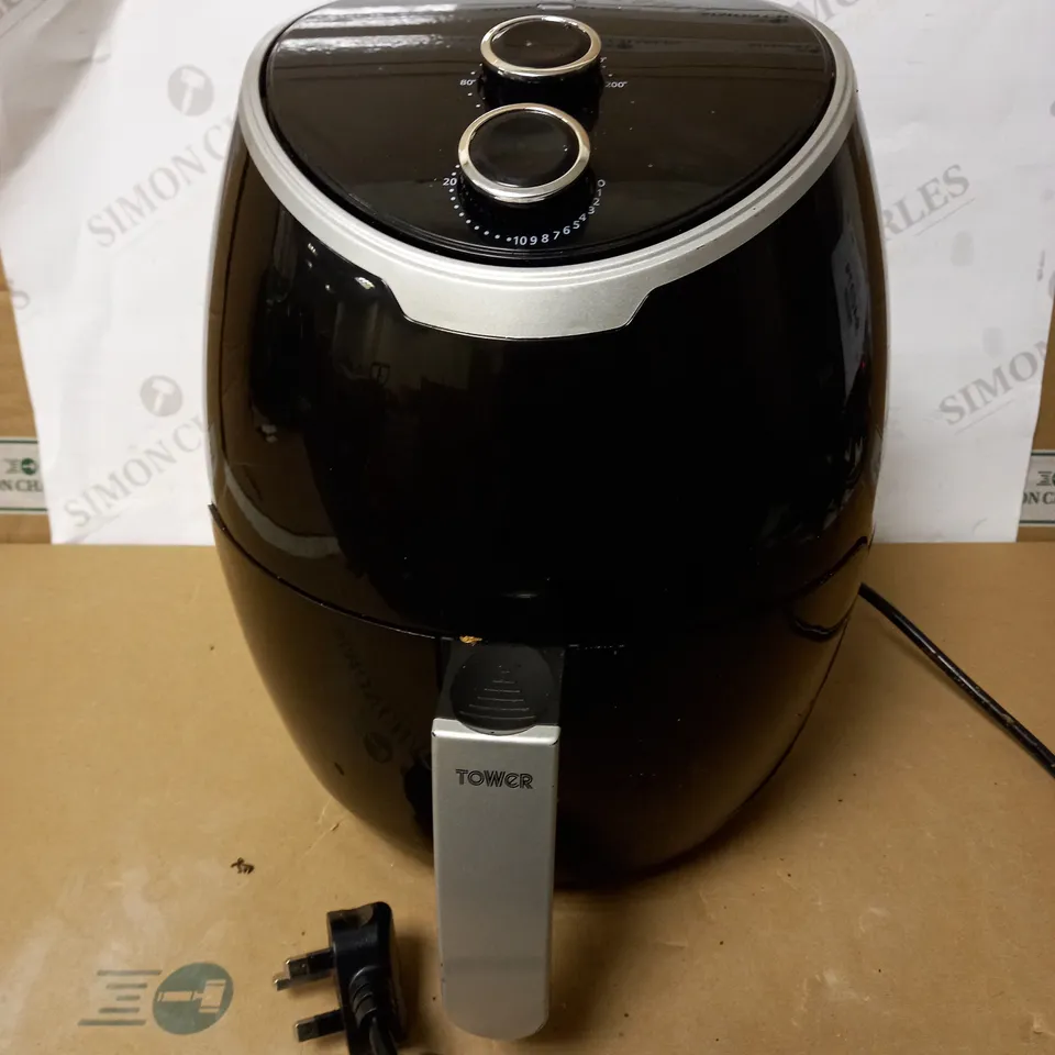TOWER T17061BLK MANUAL AIR FRYER BLACK