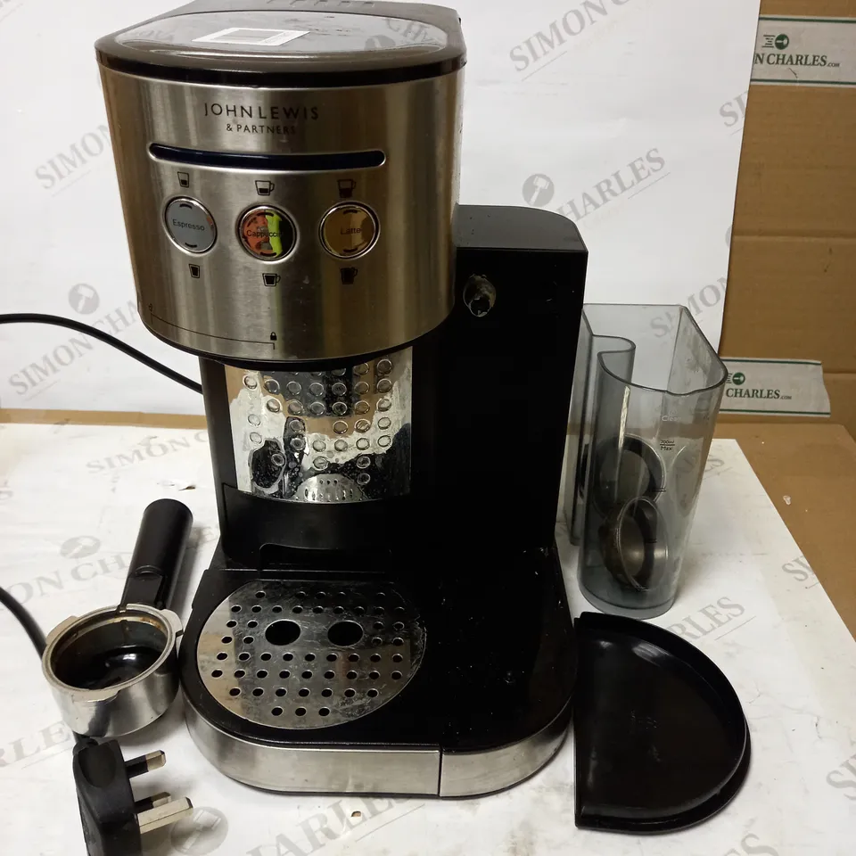JOHN LEWIS ESPRESSO MACHINE