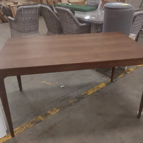 BRAMBLE RECTANGLE WOODEN DINING TABLE - 140CM COLOUR: WALNUT