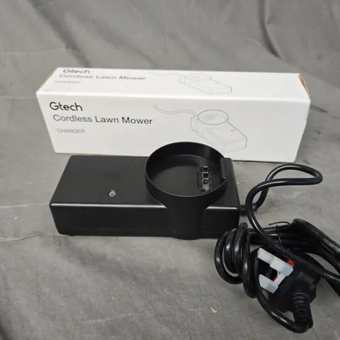 BOXED GTECH CORDLESS LAWN MOWER CHARGER