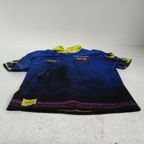 LUKE LITTLER KIDS' JERSEY – BLUE TO PURPLE GRADIENT, UK 9-10 (130 CM)