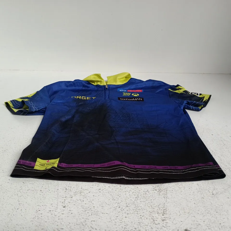 LUKE LITTLER KIDS' JERSEY – BLUE TO PURPLE GRADIENT, UK 9-10 (130 CM)