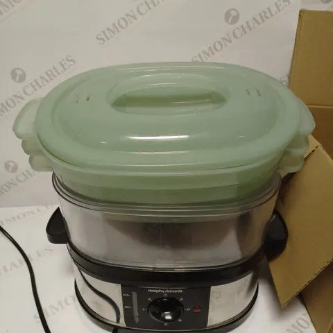 MORPHY RICHARDS STAINLESS STEEL FOOD STEAMER