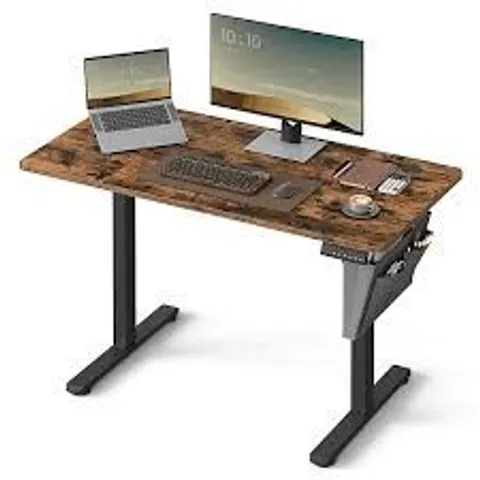 BOXED VASAGLE ELECTRIC STANDING DESK WITH 4 PREFERRED HEIGHTS (1 BOX)