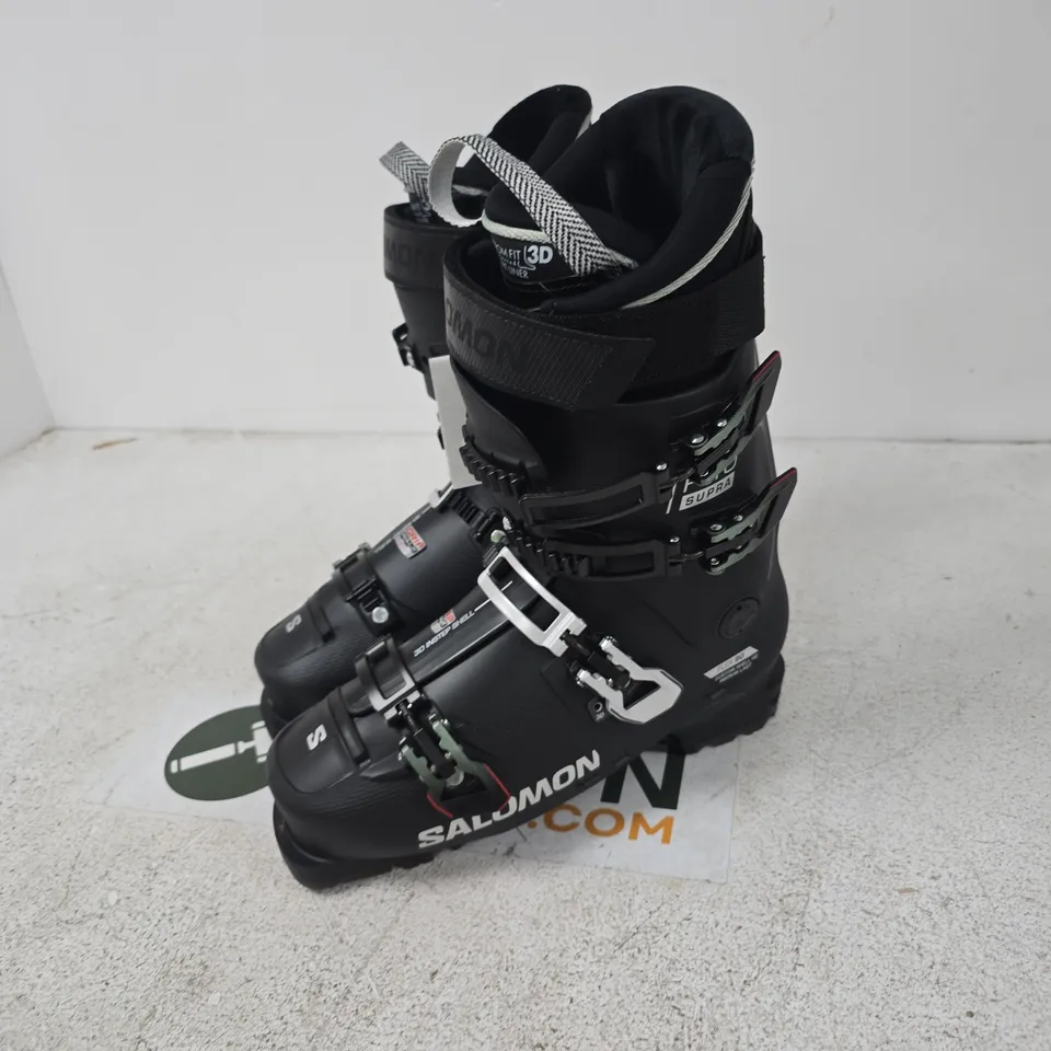 SALOMON SKI BOOTS – BLACK, MEN'S SKI BOOTS 28 28.5