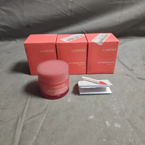 LANEIGE LIP SLEEPING MASK BERRY β 3 X 20 G BOXES