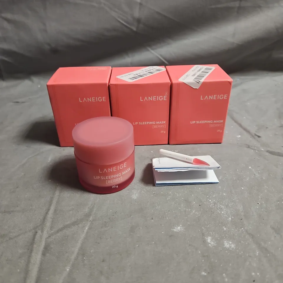 LANEIGE LIP SLEEPING MASK BERRY – 3 X 20 G BOXES