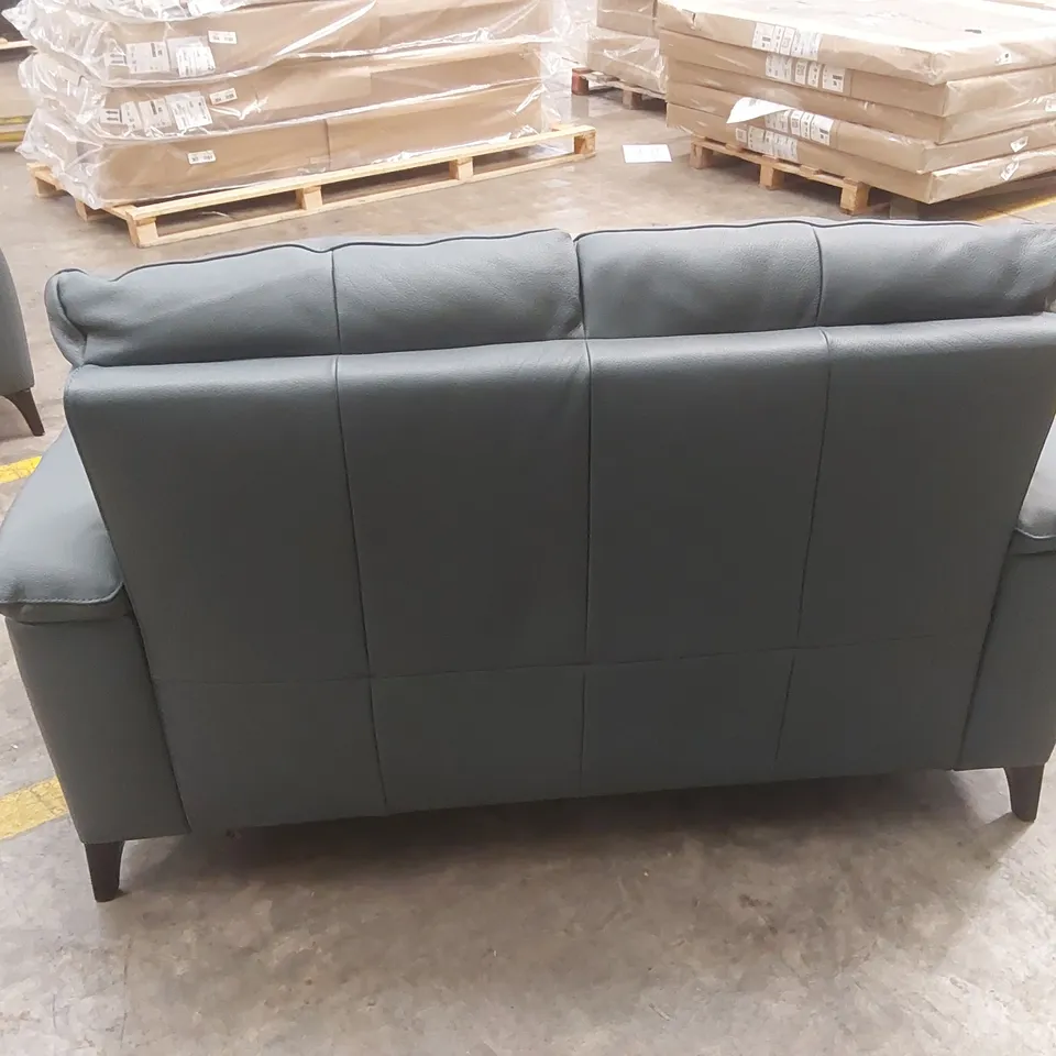 QUALITY DESIGNER ITALIAN MADE OLIVER SMALL 2 SEATER LEATHER SOFA