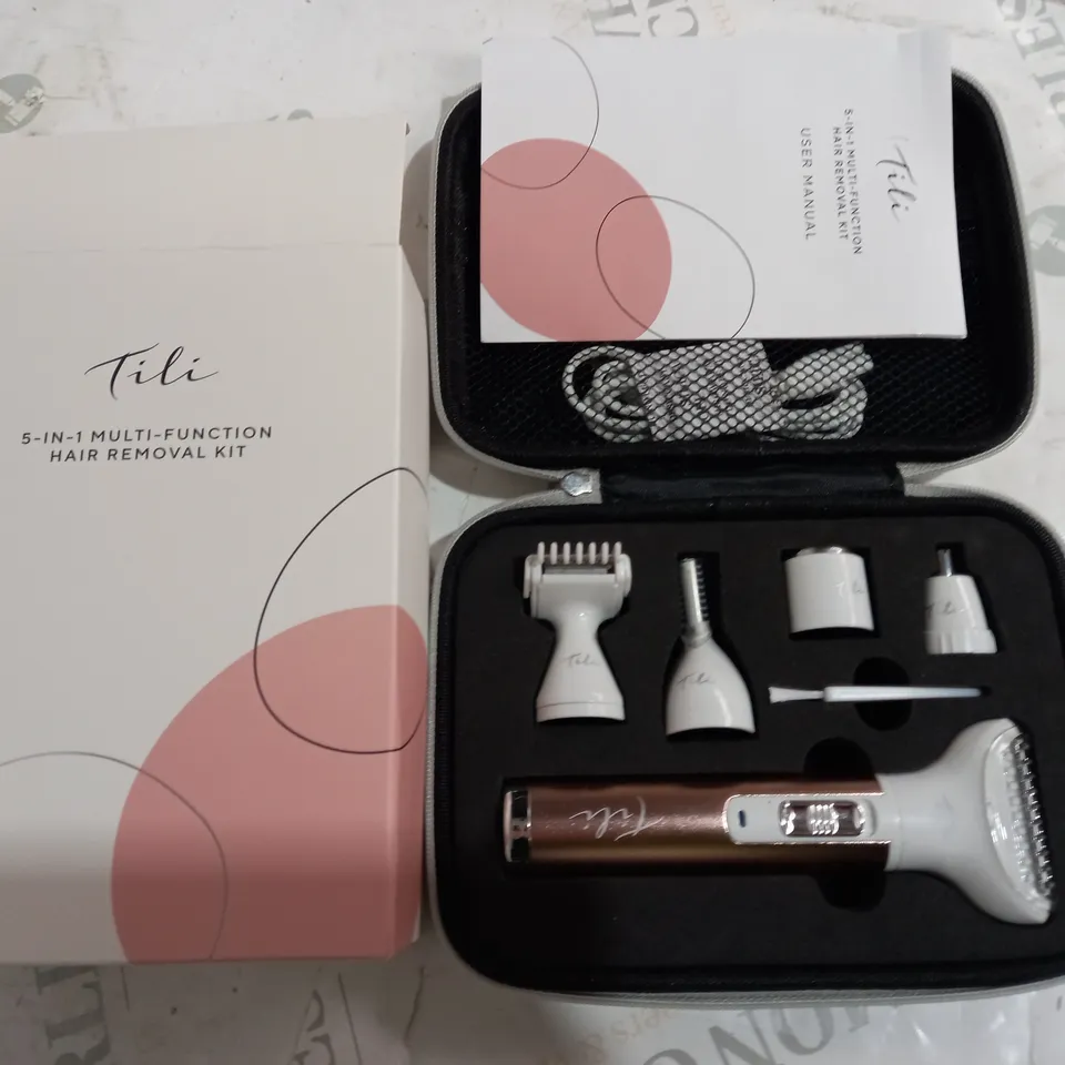 BOXED TILI 5-IN-1 MULTI-FUNCTIONAL HAIR REMOVAL KIT