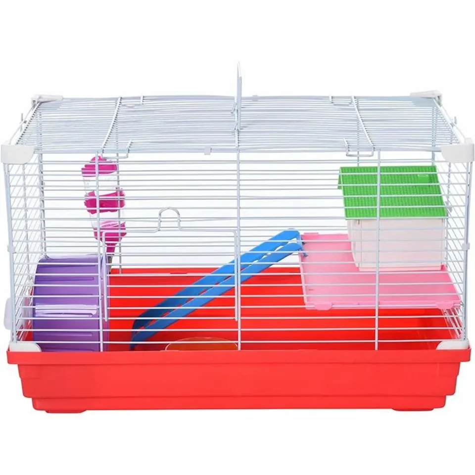 BOXED PATTIE SMALL ANIMAL CAGE WITH WATER BOTTLE
