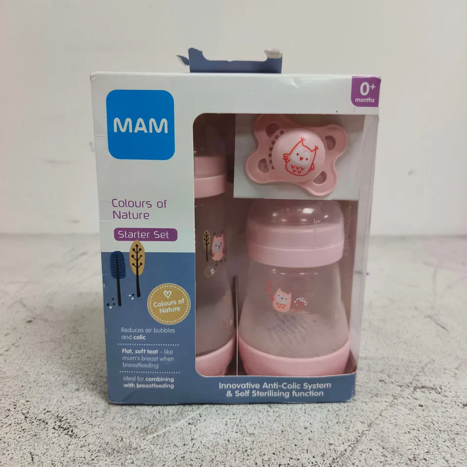 MAM COLOURS OF NATURE STARTER SET – BABY BOTTLES & PACIFIER