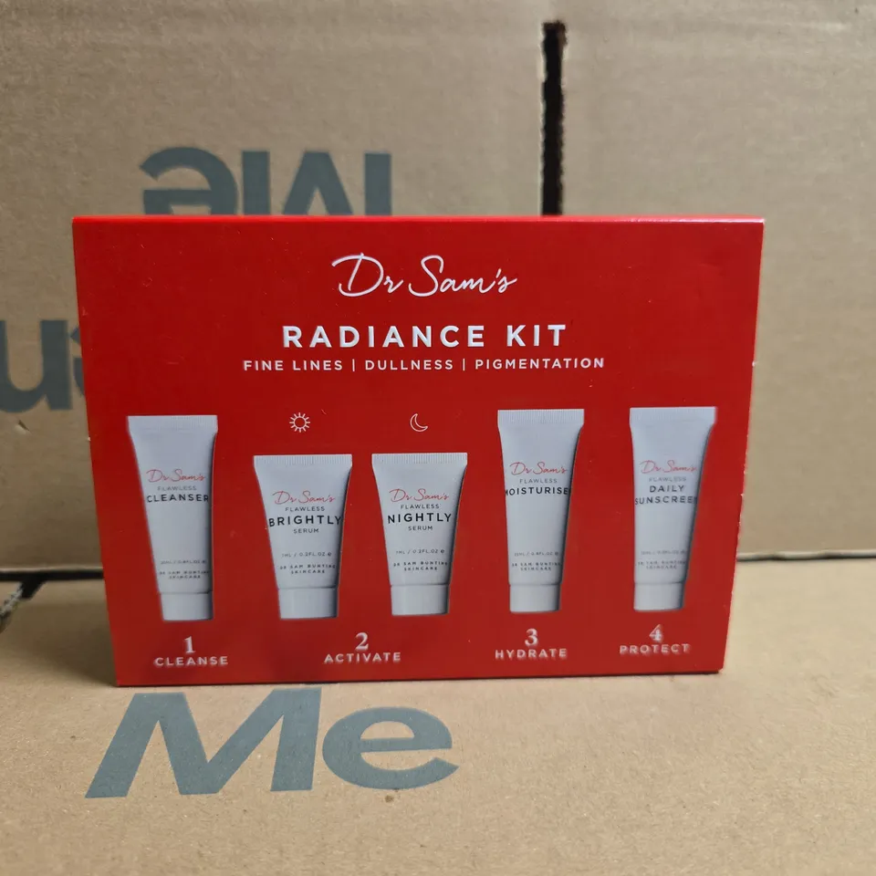 DR SAM'S RADIANCE KIT – 4-STEP SKINCARE SET WITH SACHET BOX