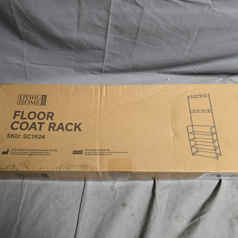 LIVING HOME FLOOR COAT RACK – BOXED