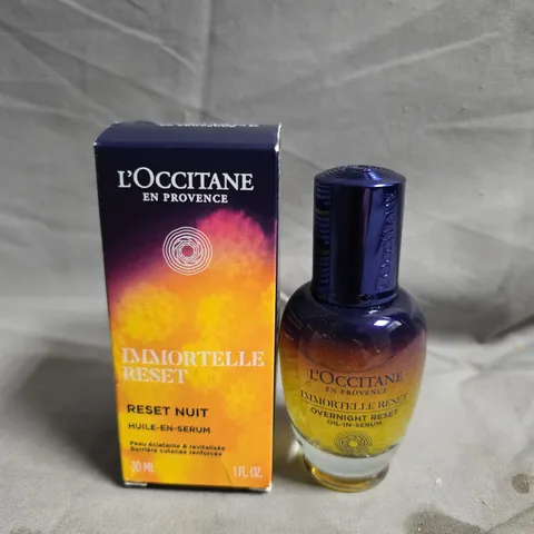 L'OCCITANE IMMORTELLE RESET NUIT OVERNIGHT OIL-IN-SERUM β 30ML