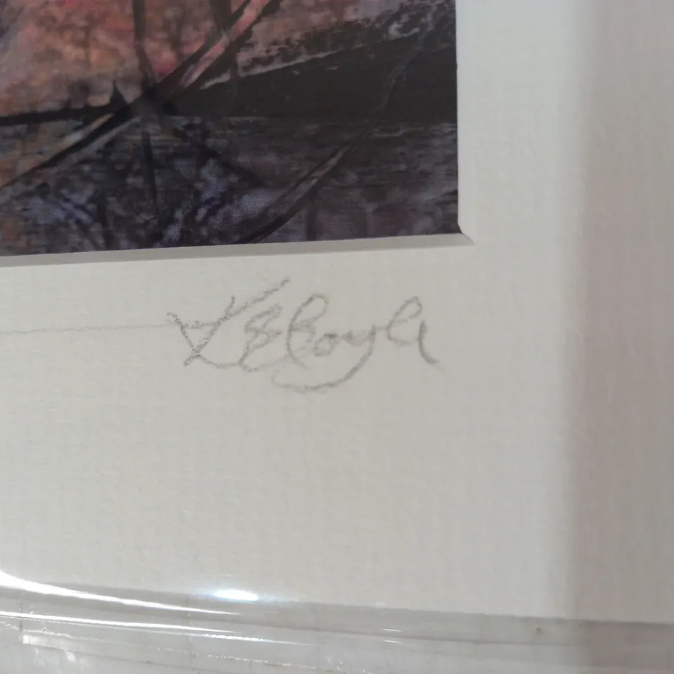 KATE BOYCE SIGNED ARTWORK - PINK MOON