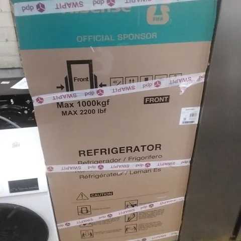 HISENSE PUREFLAT RQ5P470SMFE AMERICAN-STYLE SMART FRIDGE FREEZER - BLACK STAINLESS STEEL