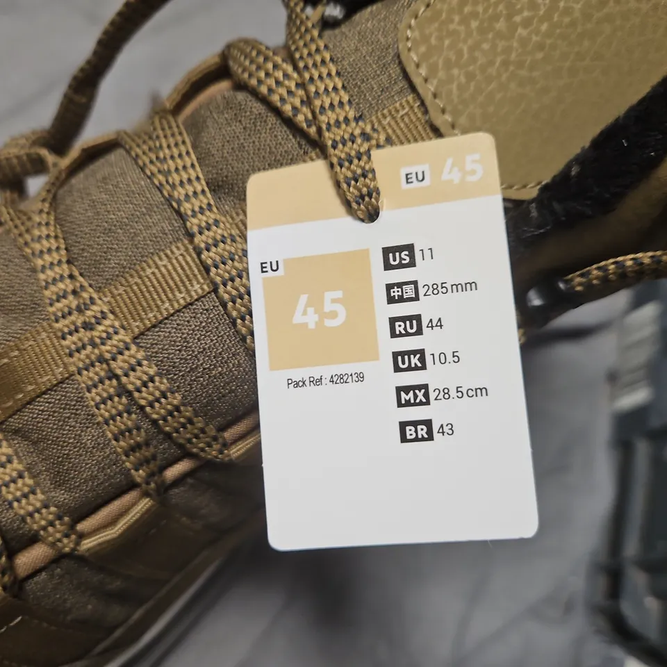 QUECHUA WATERPROOF HIKING BOOTS – UK 10.5 (EU 45)