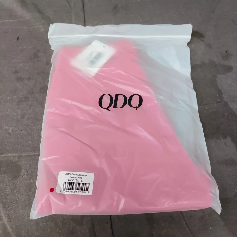QDQ CORE LEGGINGS POWER RED – SIZE L