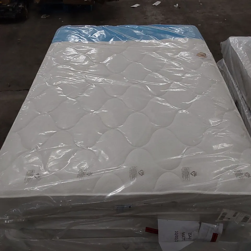 BAGGED DESIGNER DOUBLE 135CM AIRSPRUNG MEMORY FOAM COMFORT MATTRESS RRP £699