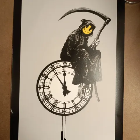BANKSY GRIN REAPER ART PRINT - 301/500