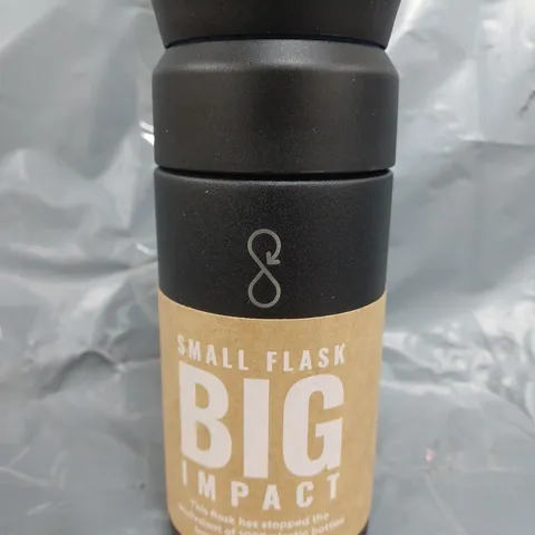 OCEAN BOTTLE SMALL FLASK IN OBSIDIAN BLACK (350ML)