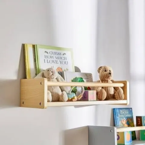 BOXED KIDS PIPPA WALL BOOKSHELF - OCHRE (1 BOX)