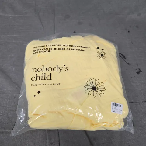 BAGGED NOBODYS CHILD SLEEVELESS CHARLIE MIDAXI DRESS - SIZE 10