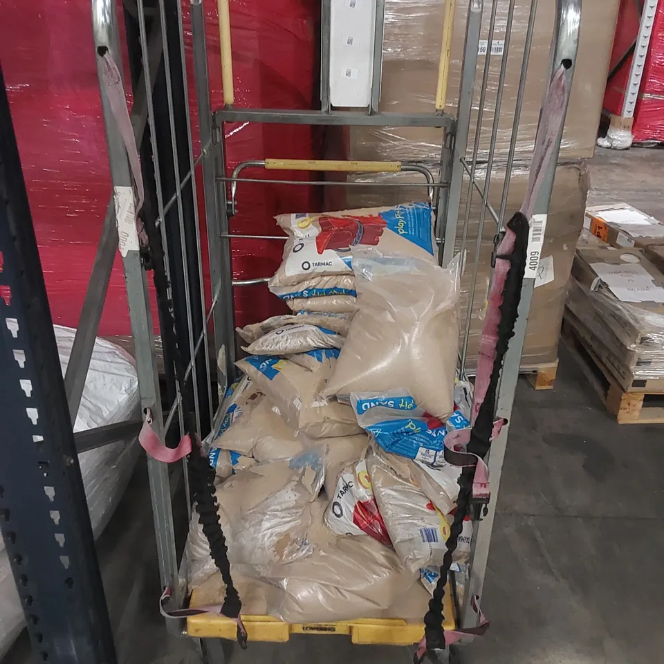 3 X BUNDLES TO CONTAIN A LARGE QUANTITY OF BAGGED SAND