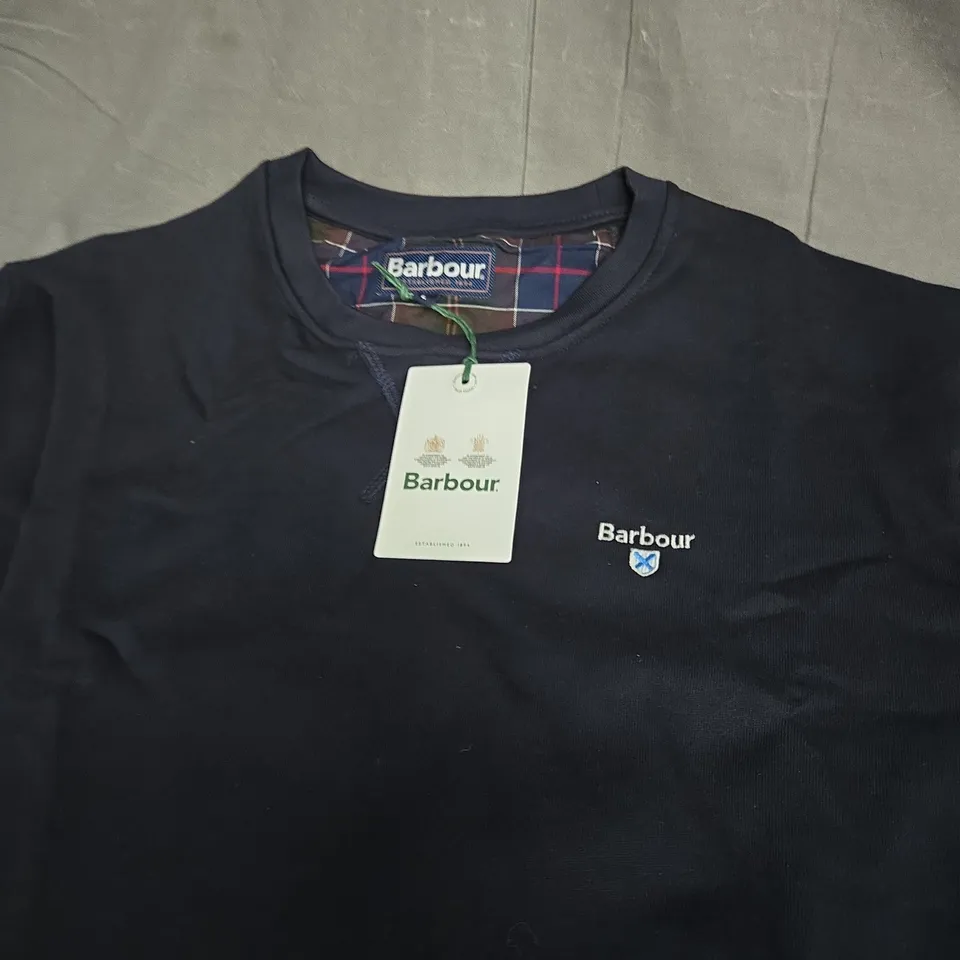 BARBOUR RIDSDALE CREW JUMPER SIZE L