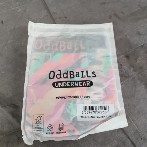 ODDBALLS UNDERWEAR – BOXER SHORTS, SIZE M (MEDIUM)