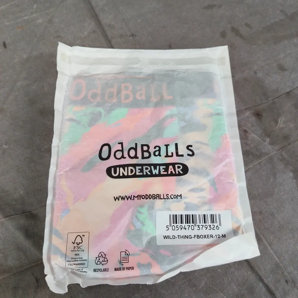 ODDBALLS UNDERWEAR – BOXER SHORTS, SIZE M (MEDIUM)