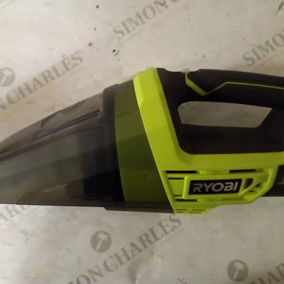 RYOBI R18HV-0 18V ONE PLUS CORDLESS HAND VACUUM  RRP £79.98