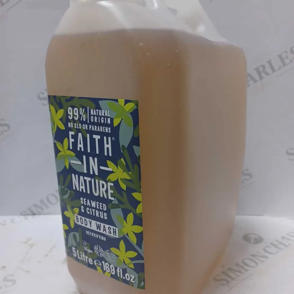 FAITH IN NATURE SEAWEED & CITRUS BODY WASH 5L