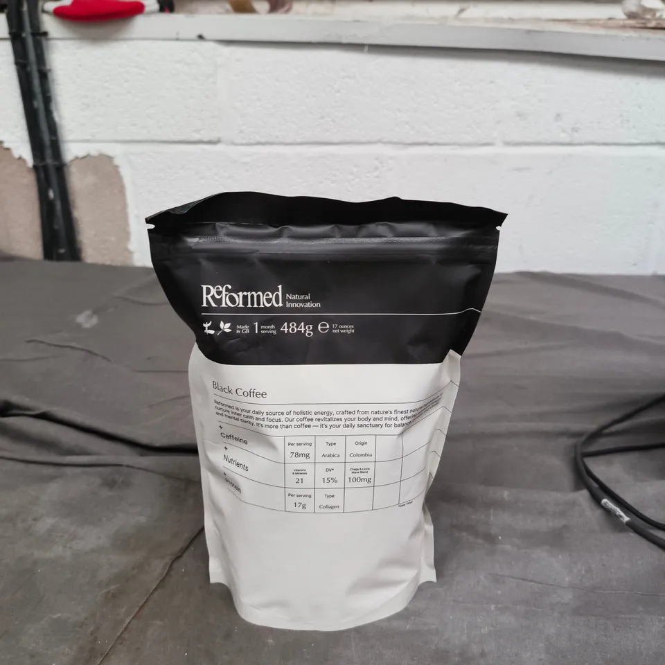 REFORMED BLACK COFFEE, 484G BAG
