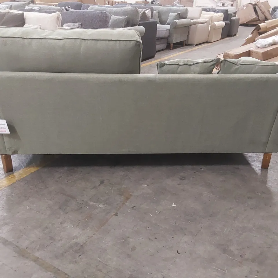 QUALITY DESIGNER FABRIC UPHOLSTERED 4 SEATER SOFA