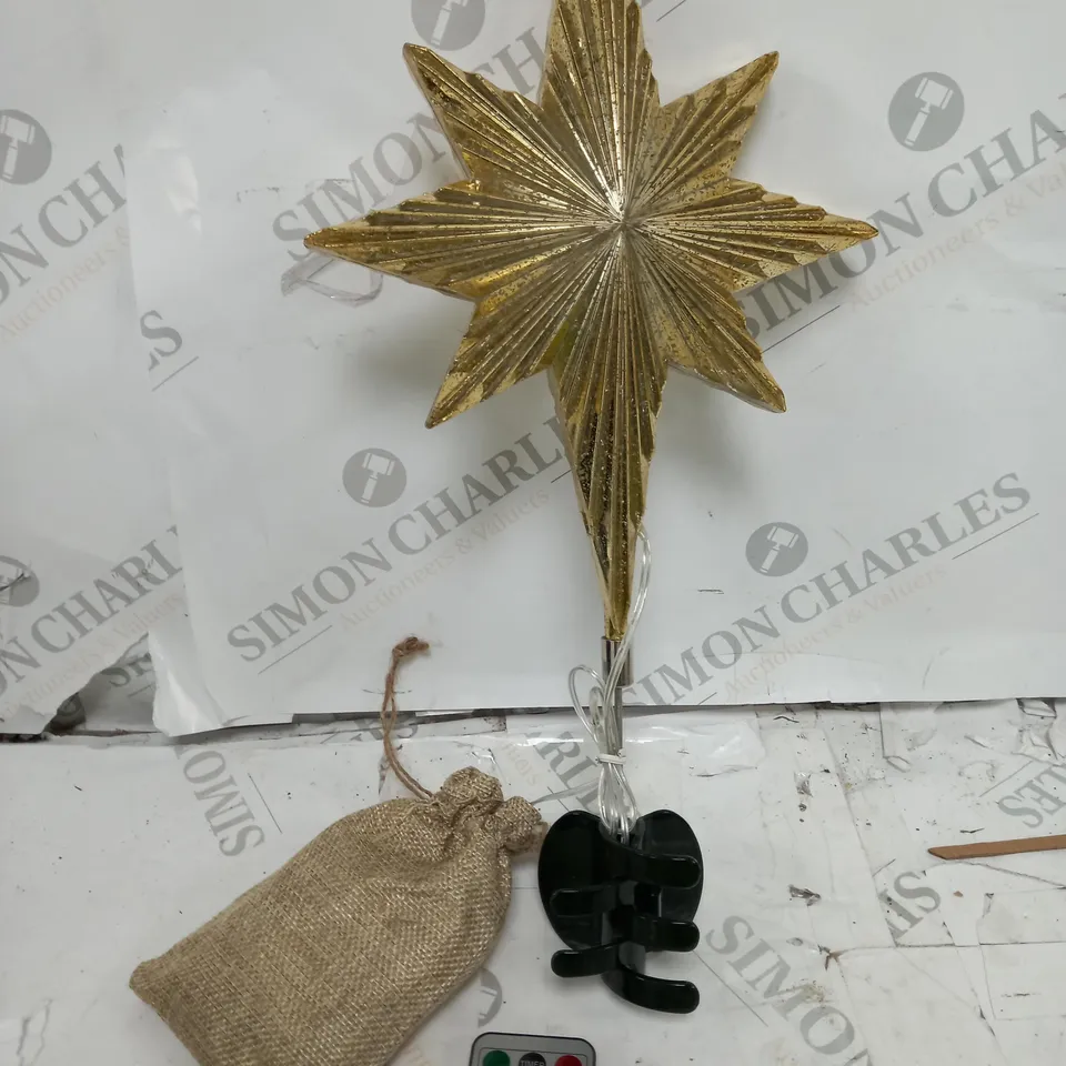 JM BY JULIEN MACDONALD PRE-LIT STAR TREE TOPPER