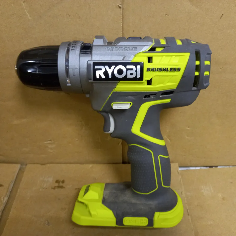 RYOBI 18V BRUSHLESS PERCUSSION DRILL (NO BATTERY)